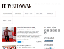 Tablet Screenshot of eddysetyawan.com
